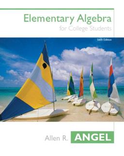Elementary Algebra for College Students