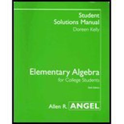 Elementary Algebra for College Students Ssm