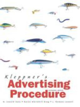 Kleppner's Advertising Procedure 16th 9780131404120 Front Cover