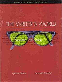 The Writer's World The Writer's World