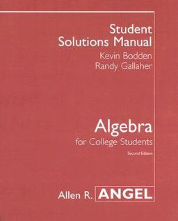 Algebra for College Students