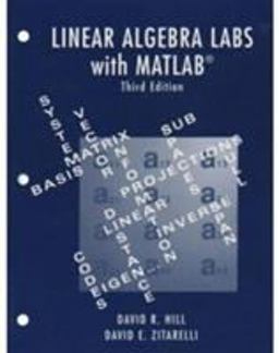 Linear Algebra Labs with MATLAB