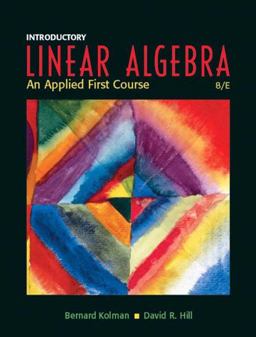 Introductory Linear Algebra An Applied First Course 8th 9780131437401 Front Cover