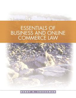 Essentials of Business Law  9780131440470 Front Cover