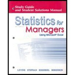 Statistics for Managers Using Excel