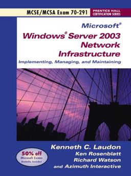 Windows Server 2003 Network Infrastucture Implementing and Maintaining