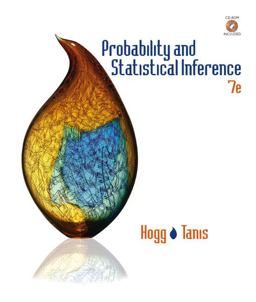 Probability and Statistical Inference 7th 9780131464131 Front Cover