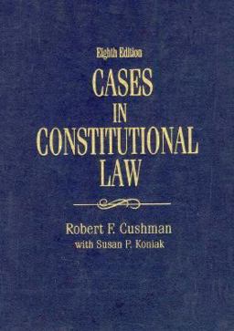 Cases in Constitutional Law