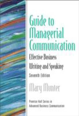 Managerial Communication Managerial Communication