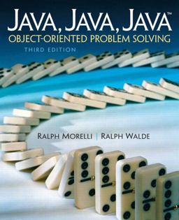 Java Object-Oriented Problem Solving 3rd 9780131474345 Front Cover