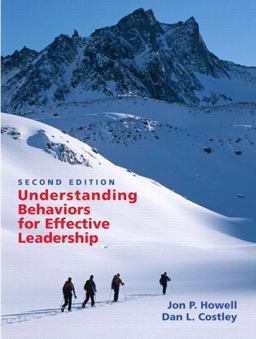 Understanding Behaviors for Effective Leadership 2nd 9780131484528 Front Cover
