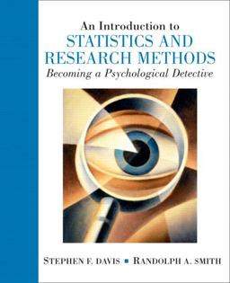 Introduction to Statistics and Research Methods An Becoming a Psychological Detective  9780131505117 Front Cover