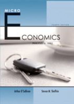 Microeconomics Principles and Tools 4th 9780131536067 Front Cover