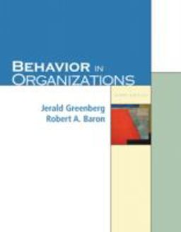Behavior in Organizations 9th 9780131542846 Front Cover
