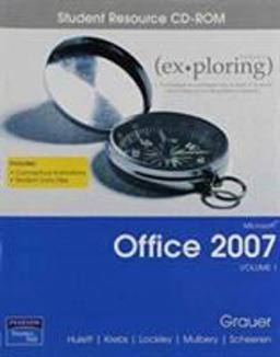 Exploring Microsoft Office 2007 Vol 1 Student CD