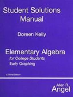 Elementary Algebra Early Graphing for College Students