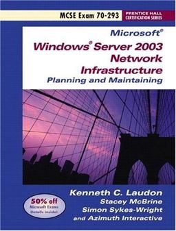 Windows 2003 Server Network and Server OS 70-293 with Sticker Package