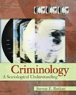 Criminology A Sociological Understanding 3rd 9780131707979 Front Cover