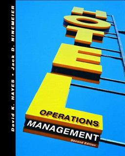 Hotel Operations Management 2nd 9780131711495 Front Cover