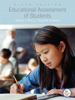 Educational Assessment of Students 5th 9780131719255 Front Cover