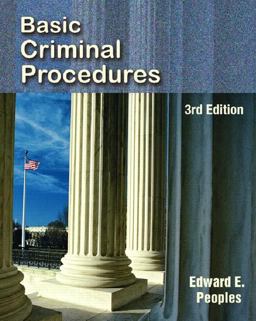 Basic Criminal Procedures 3rd 9780131731929 Front Cover
