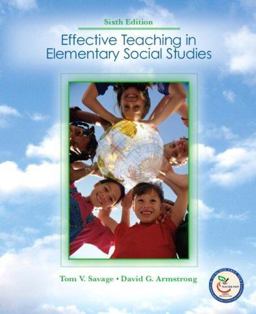 Effective Teaching in Elementary Social Studies 6th 9780131738430 Front Cover