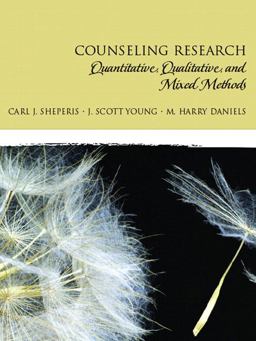 Counseling Research Quantitative, Qualitative, and Mixed Methods  9780131757288 Front Cover