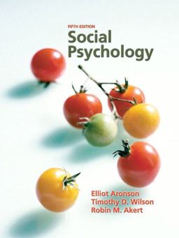 Social Psychology 5th 9780131786868 Front Cover