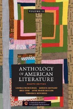 Anthology of American Literature Realism to the Present 8th 9780131829596 Front Cover