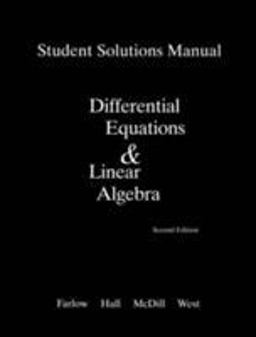Differential Equations and Linear Algebra