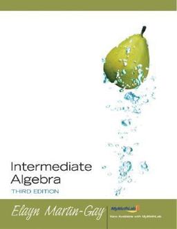 Intermediate Algebra 3rd 9780131868304 Front Cover