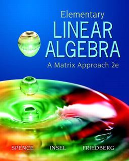 Elementary Linear Algebra 2nd 9780131871410 Front Cover