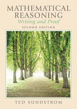 Mathematical Reasoning Writing and Proof 2nd 9780131877184 Front Cover
