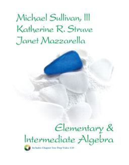 Elementary and Intermediate Algebra  9780131915053 Front Cover