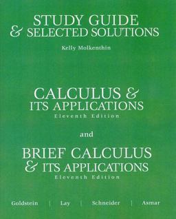 Study Guide and Selected Solutions