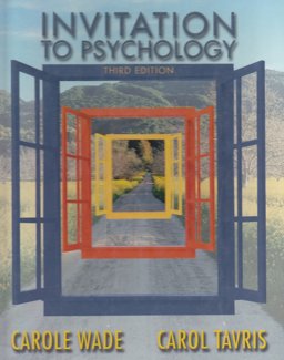 Invitation to Psychology 3rd 9780131920200 Front Cover