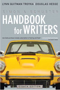 Simon and Schuster Handbook for Writers 8th 9780131993846 Front Cover