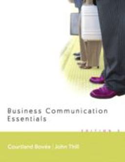 Business Communication Essentials 3rd 9780131995369 Front Cover