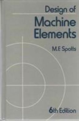 Design of Machine Elements 6th 1985 9780132005937 Front Cover