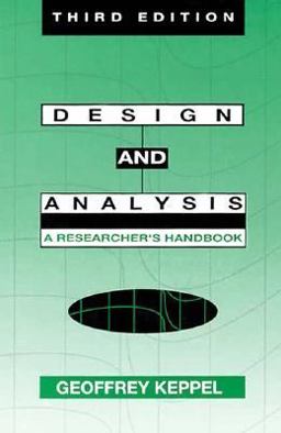 Design and Analysis A Researcher's Handbook 3rd 9780132007757 Front Cover
