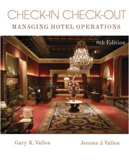 Check-In Check-Out Managing Hotel Operations 8th 9780132059671 Front Cover