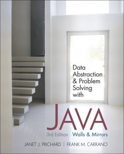 Data Abstraction and Problem Solving with Java Walls and Mirrors 3rd 9780132122306 Front Cover