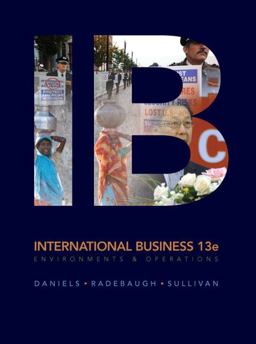 International Business 13th 9780132128421 Front Cover