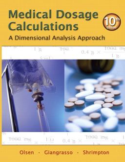 Medical Dosage Calculations Medical Dosage Calculations