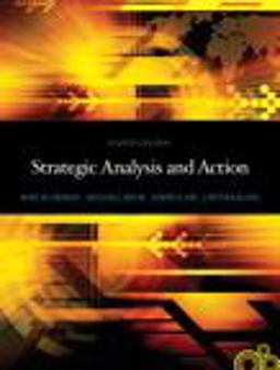 Strategic Analysis and Action 8th 9780132158107 Front Cover