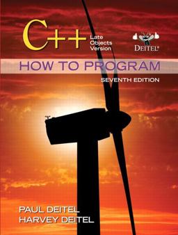 C++ How to Program Late Objects Version 7th 9780132165419 Front Cover