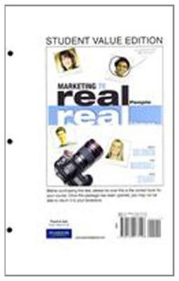 Marketing Real People, Real Choices, Student Value Edition 7th 9780132177146 Front Cover