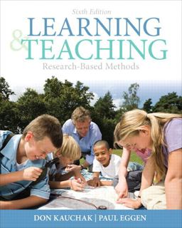 Learning and Teaching Research-Based Methods 6th 9780132179348 Front Cover
