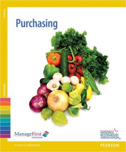 ManageFirst Purchasing with Answer Sheet 2nd 9780132181648 Front Cover