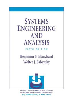 Systems Engineering and Analysis 5th 9780132217354 Front Cover